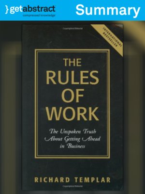 cover image of The Rules of Work (Summary)